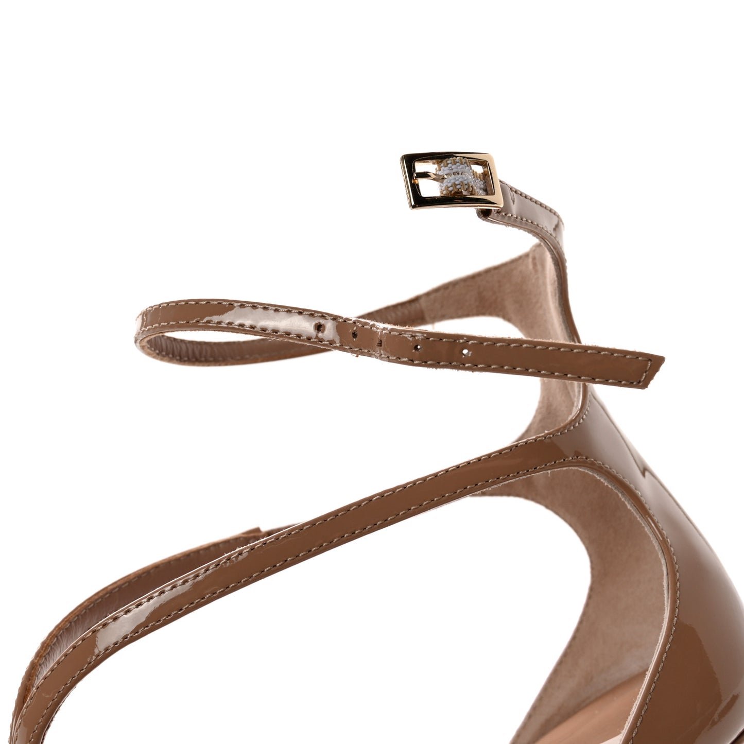 Patent Azia 95 Strap Sandals 38.5 Ballet Pink