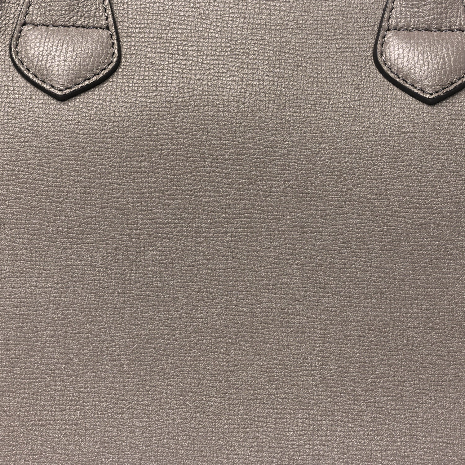 Burberry Grainy Calfskin House Check Medium Banner Tote Thistle Grey 8 of 10