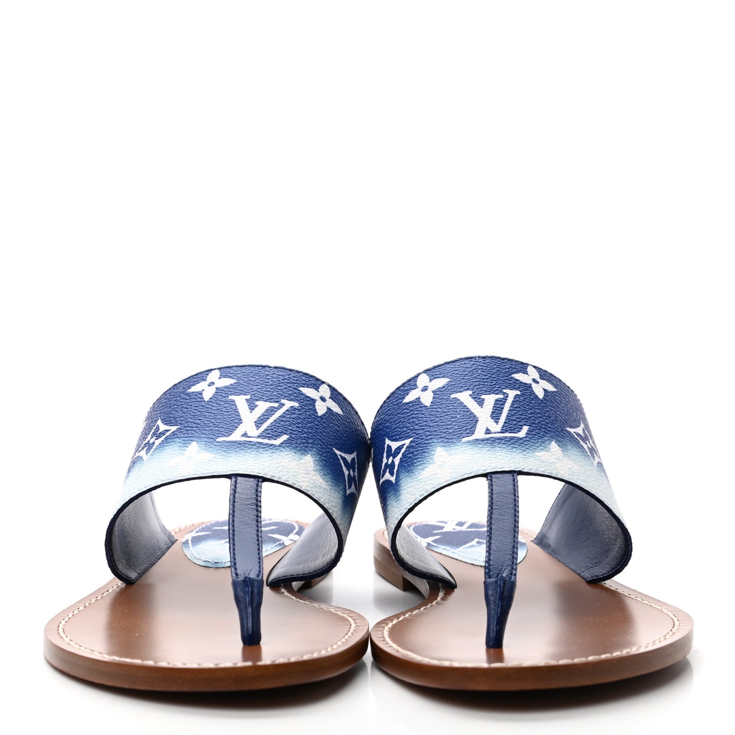 Monogram Escale Palma Sandals 38.5 Blue