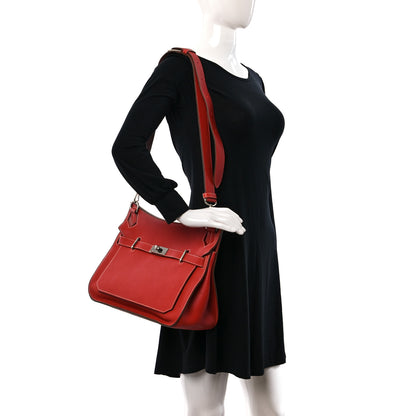 Hermes Taurillon Clemence Jypsiere 34 Bougainvillea 3 of 12