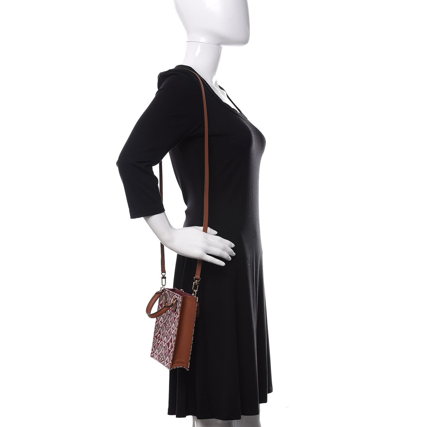 Jacquard Since 1854 Petit Sac Plat Bordeaux