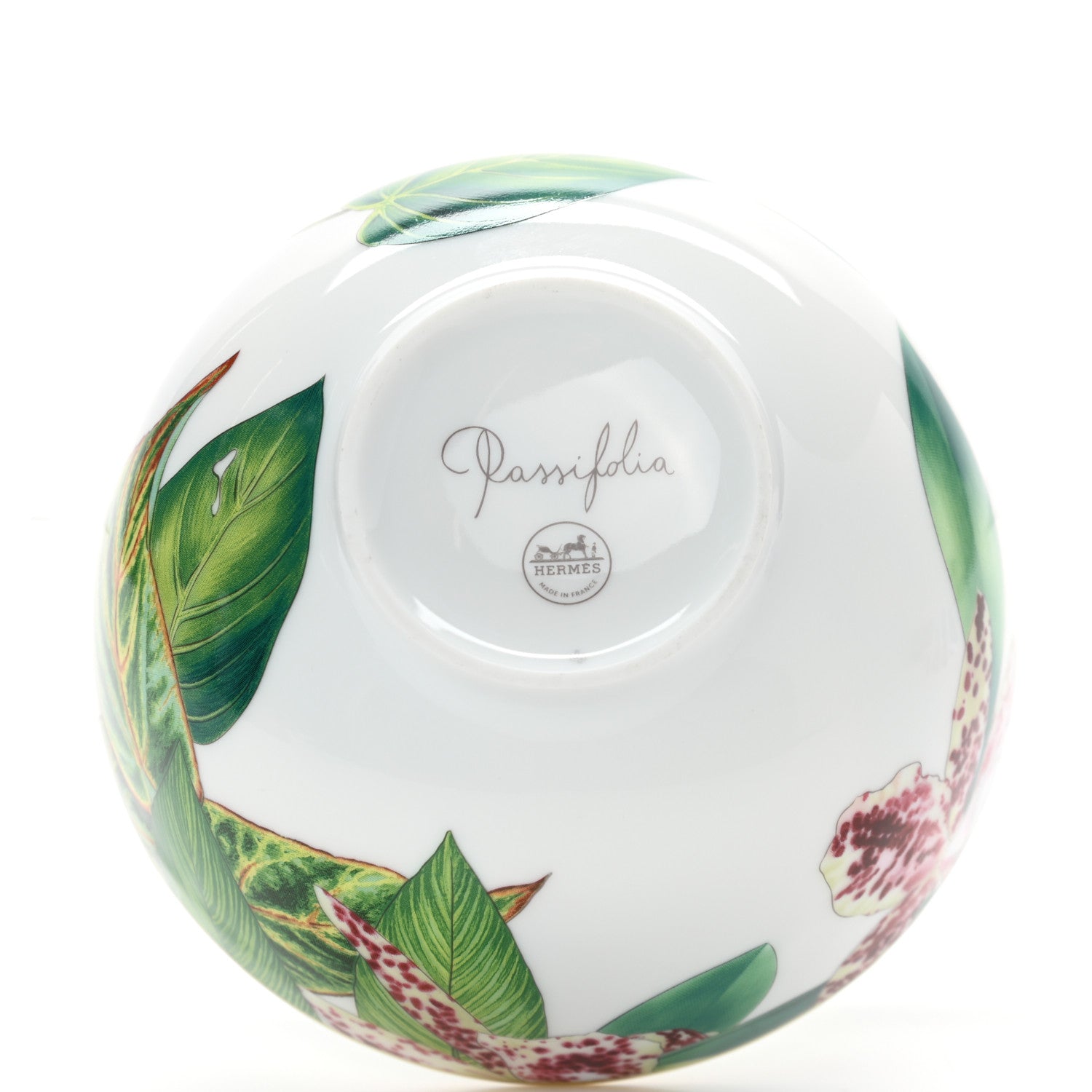 Hermes Porcelain Medium Passifolia Bowl 2 of 8