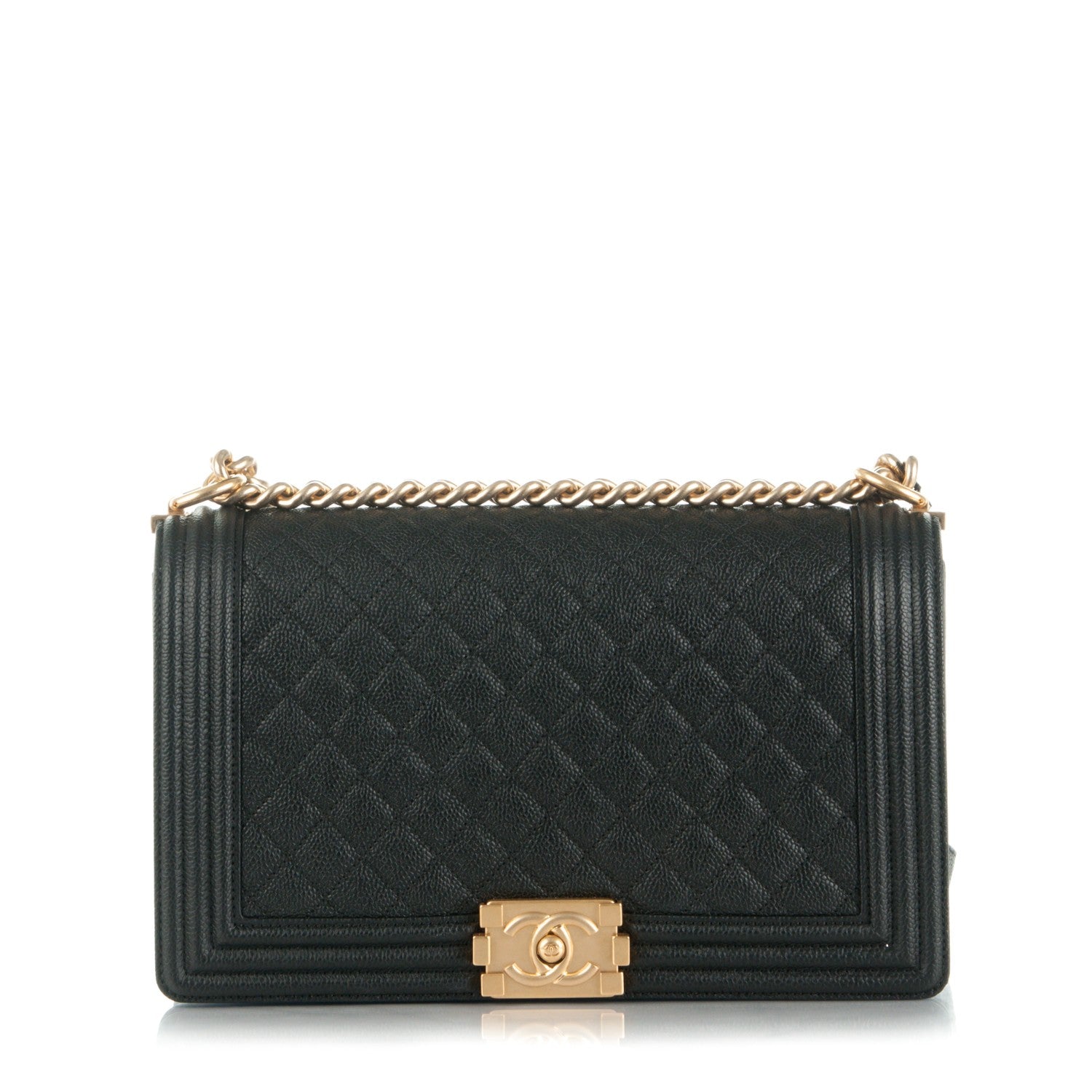 Chanel Caviar Quilted New Medium Boy Flap Black 1 of 9