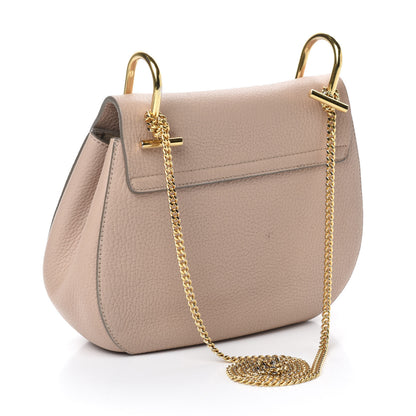 Chloe Grained Lambskin Drew Shoulder Bag Abstract White 3 of 14
