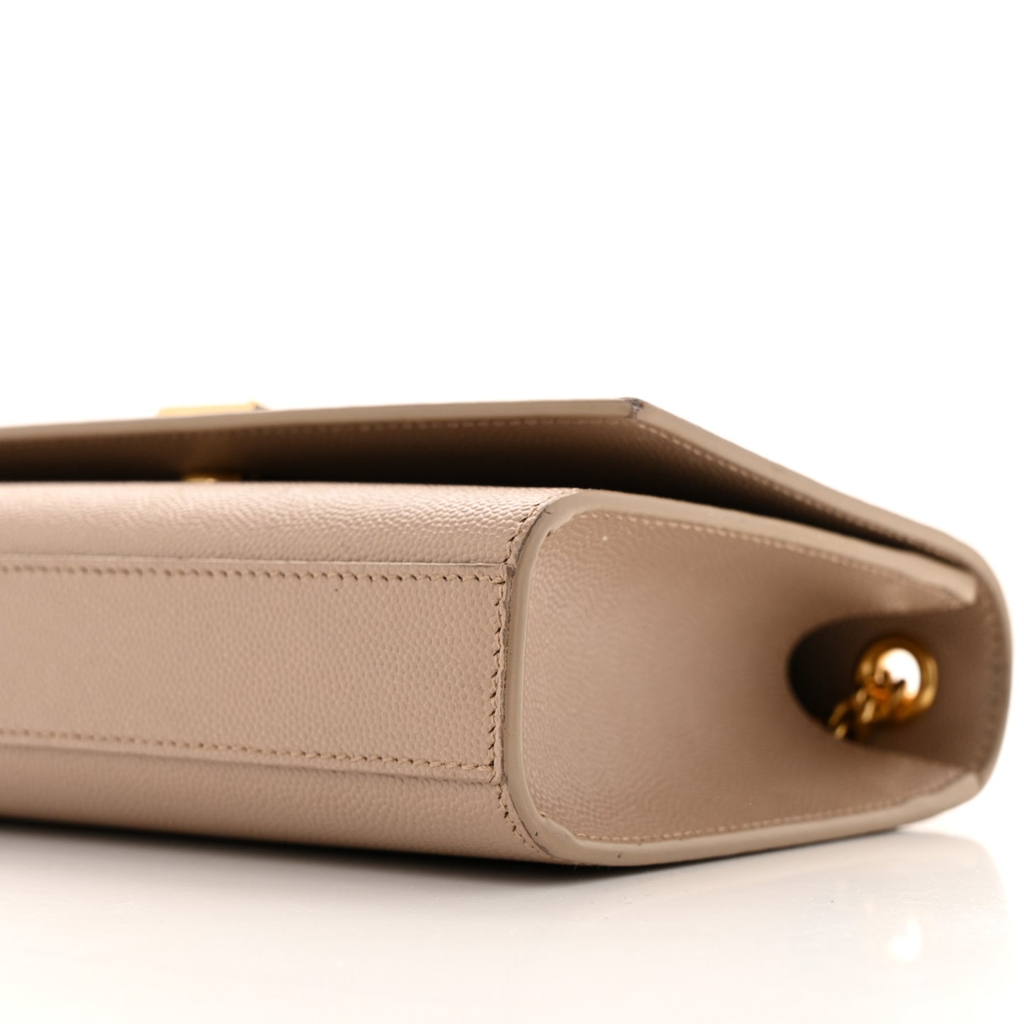 Grain De Poudre Small Monogram Kate Satchel Dark Beige