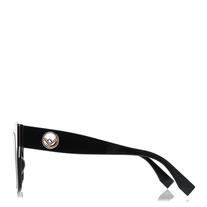 Fendi Acetate F is Fendi Sunglasses FF 0359/G/S Black 3 of 7