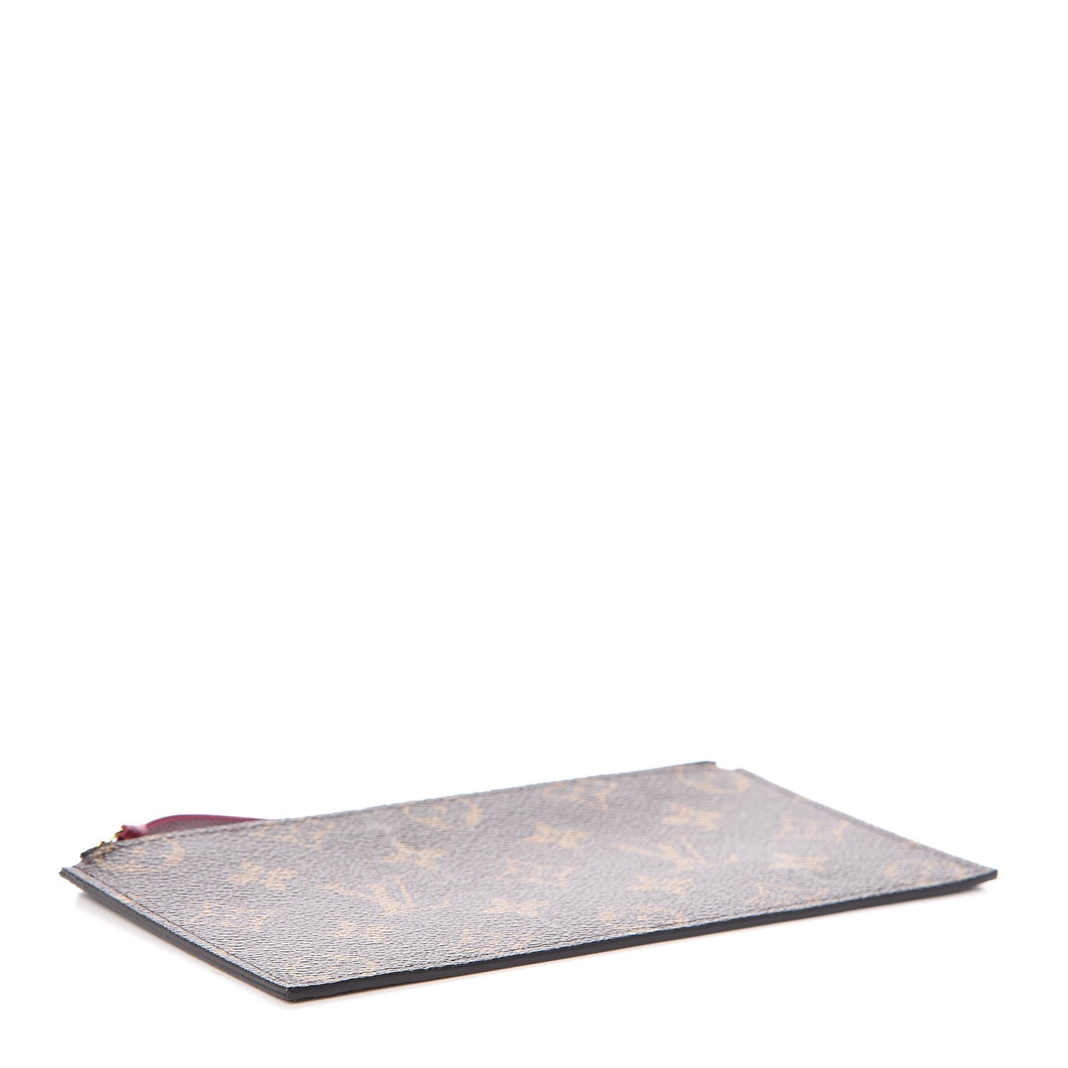 Louis Vuitton Monogram Felicie Chain Wallet Zippered Insert Fuchsia 4 of 6