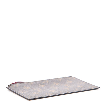 Louis Vuitton Monogram Felicie Chain Wallet Zippered Insert Fuchsia 4 of 6