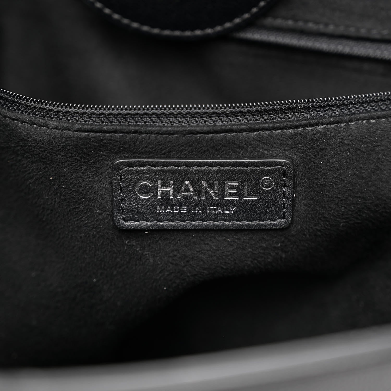 Chanel Caviar Small Studded Deauville Tote Black 6 of 13