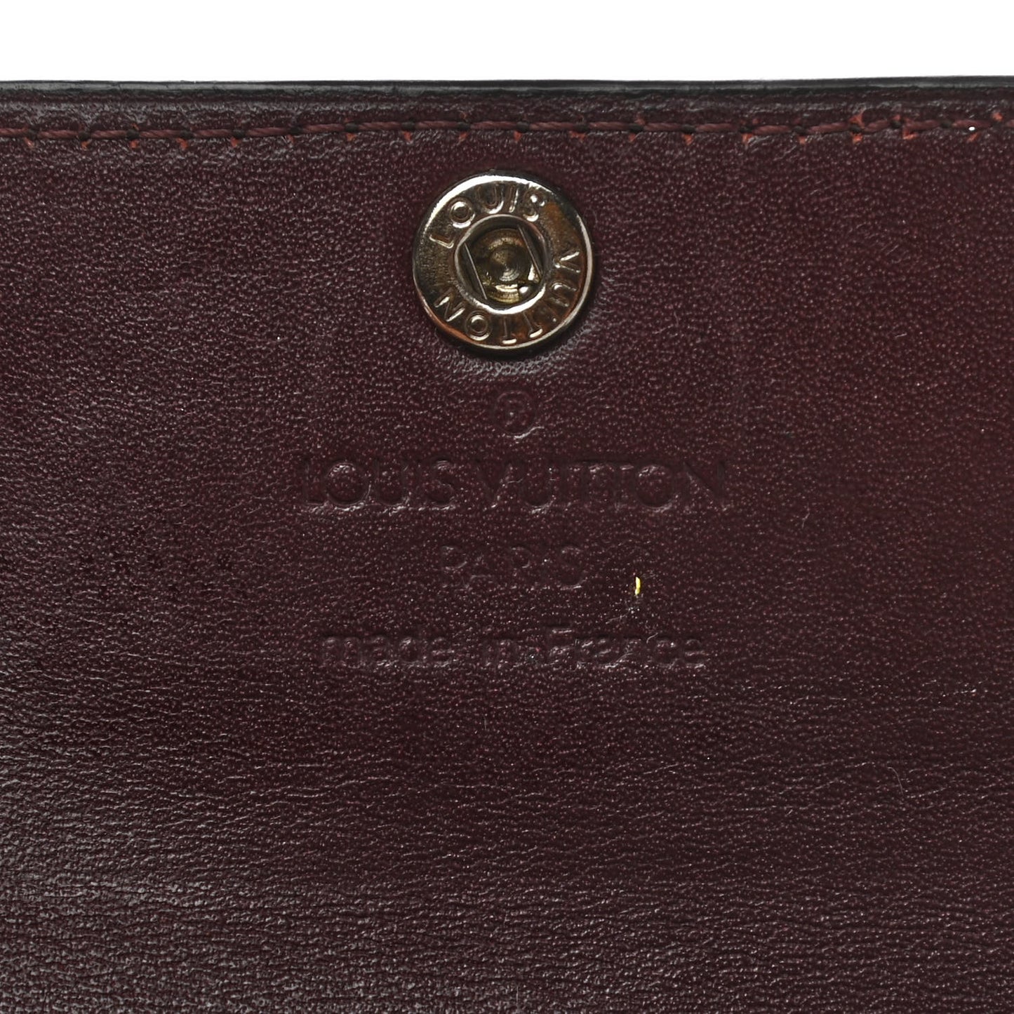 Damier Vernis Ludlow Wallet Carmine