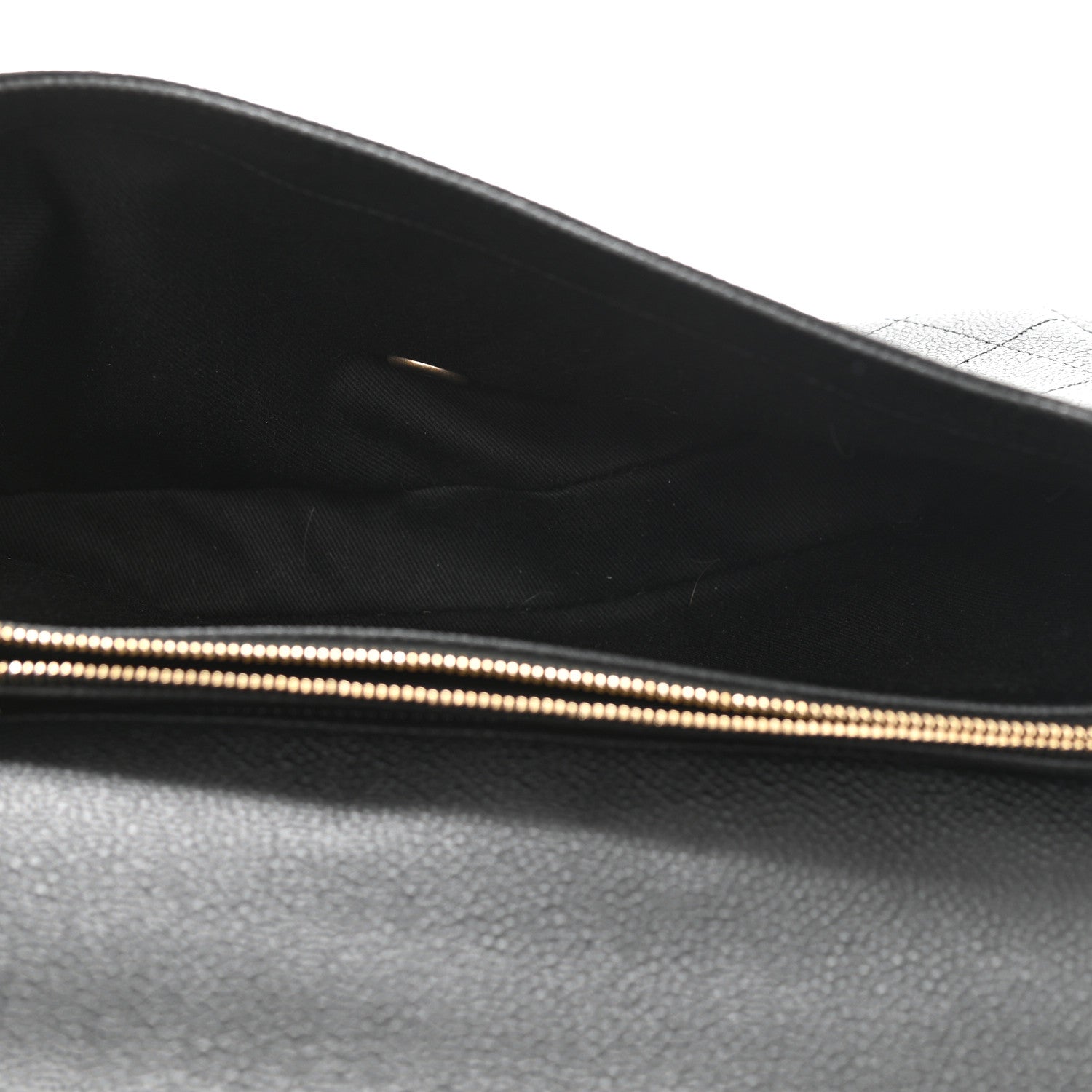 Chanel Grained Calfskin Stitched Flap Black 5 of 8