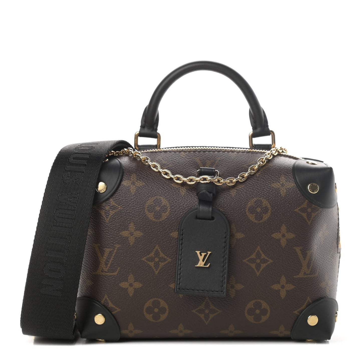 Monogram Petite Malle Souple Black