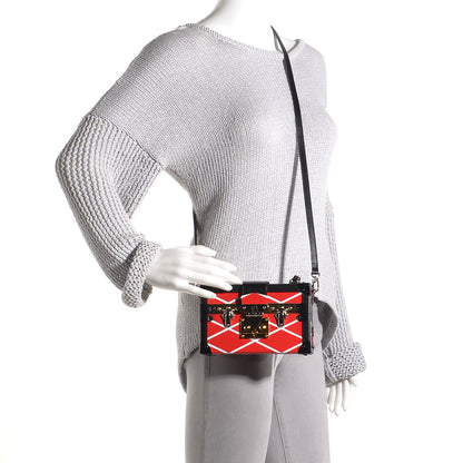 Louis Vuitton Epi Petite Malle Malletage Red 2 of 9