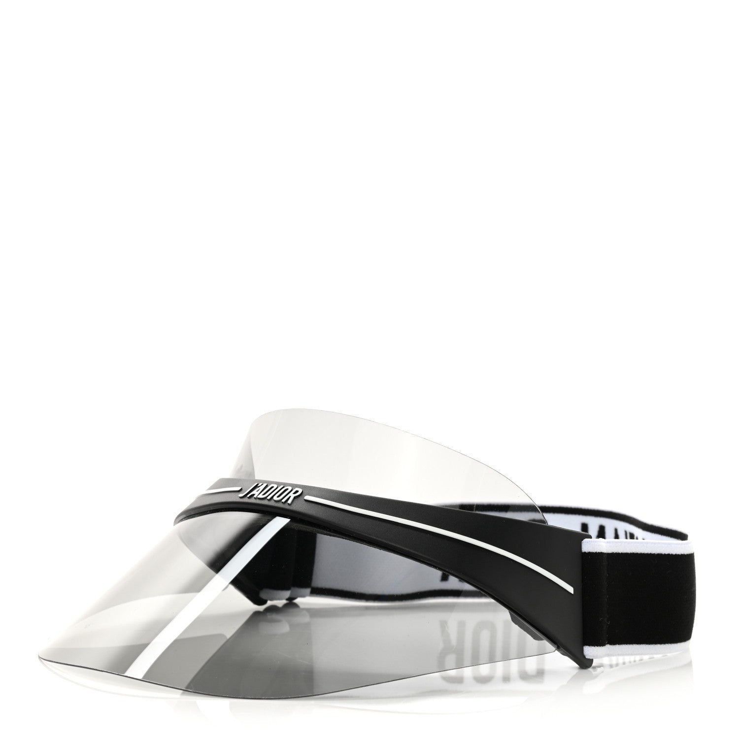 Christian Dior Mirrored DiorClub1 Sun Visor Black 1 of 9