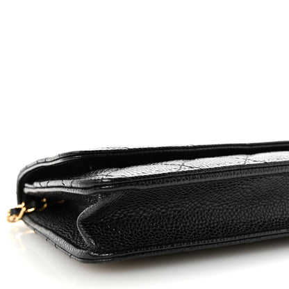 Chanel Caviar Quilted Wallet on Chain WOC Black 9 of 10