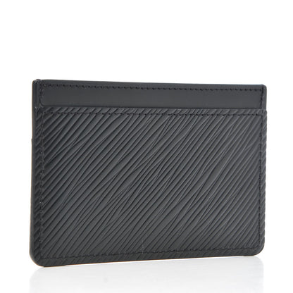 Louis Vuitton Epi Flower Remix Card Holder Black 3 of 7