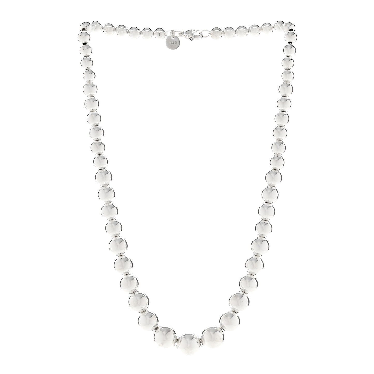 Sterling Silver HardWear Graduated Ball Necklace
