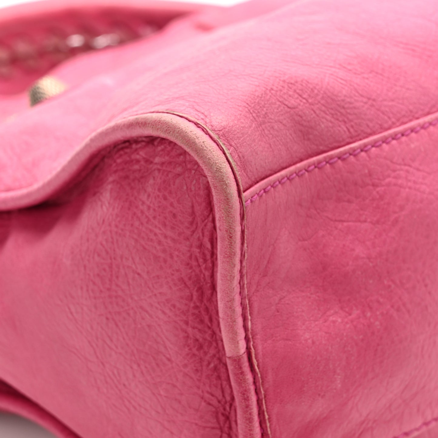 Agneau Giant 21 Rose Gold Hardware City Cyclamen Fucsia