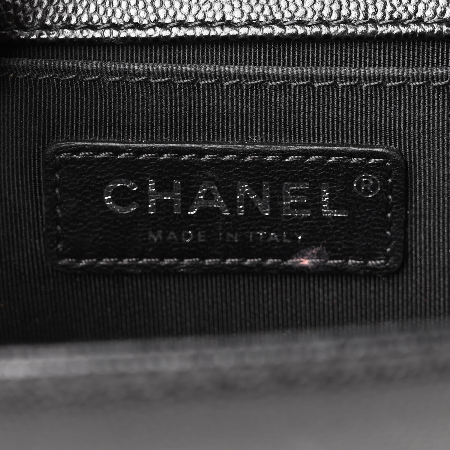Chanel Caviar Quilted Medium Boy Flap Black 6 of 12