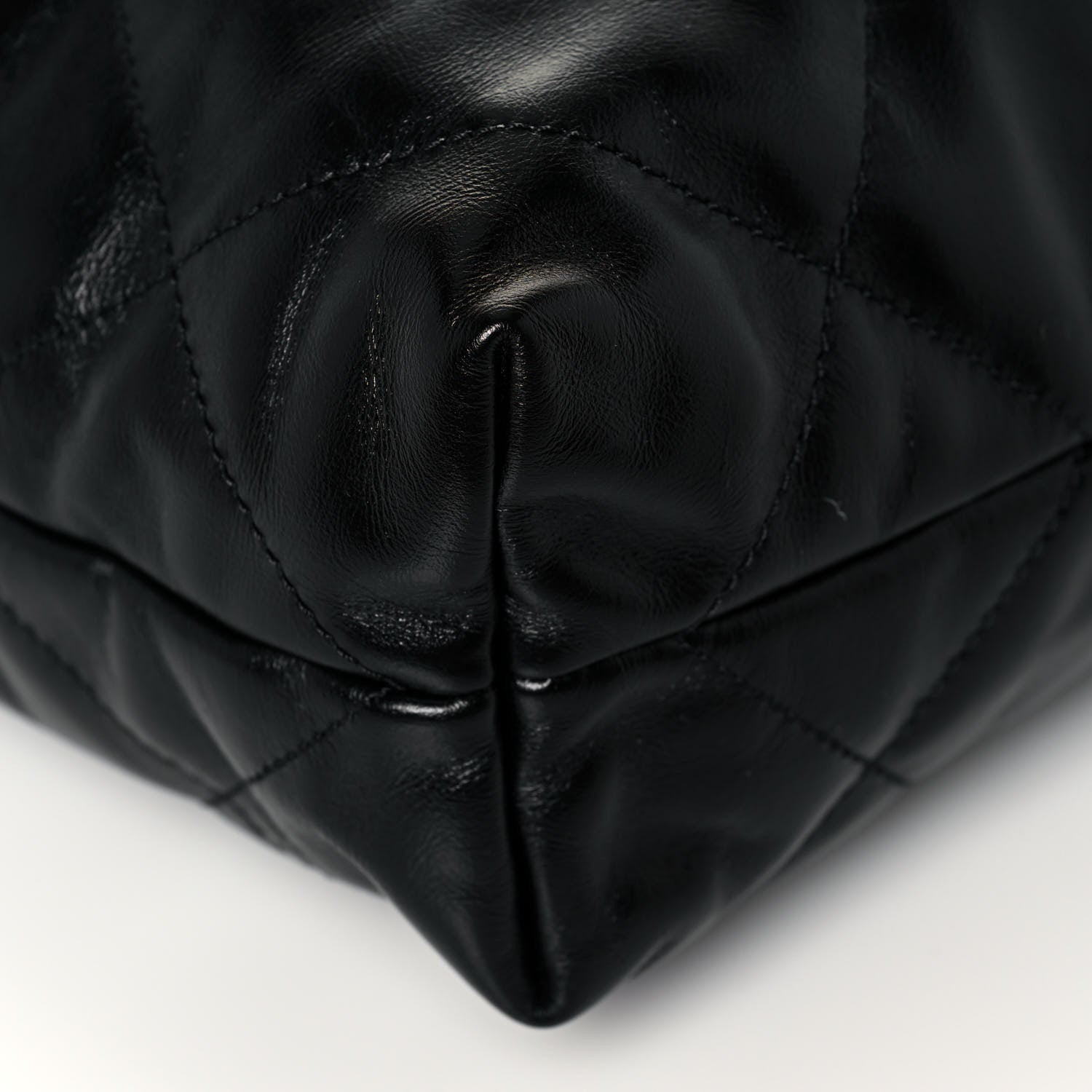 Chanel Shiny Calfskin Quilted Small Chanel 22 Black 7 of 15