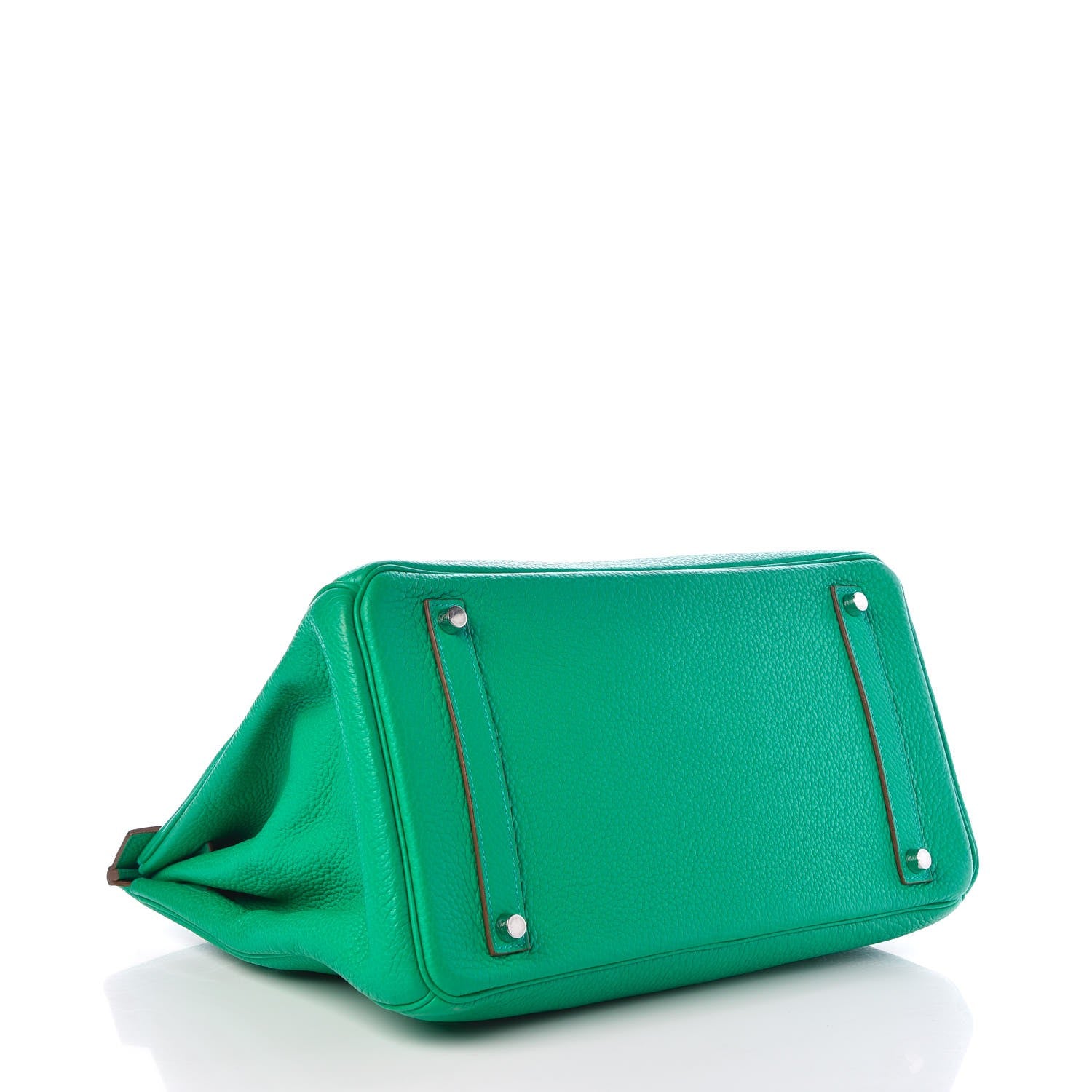 Hermes Taurillon Clemence Birkin 35 Menthe 4 of 7