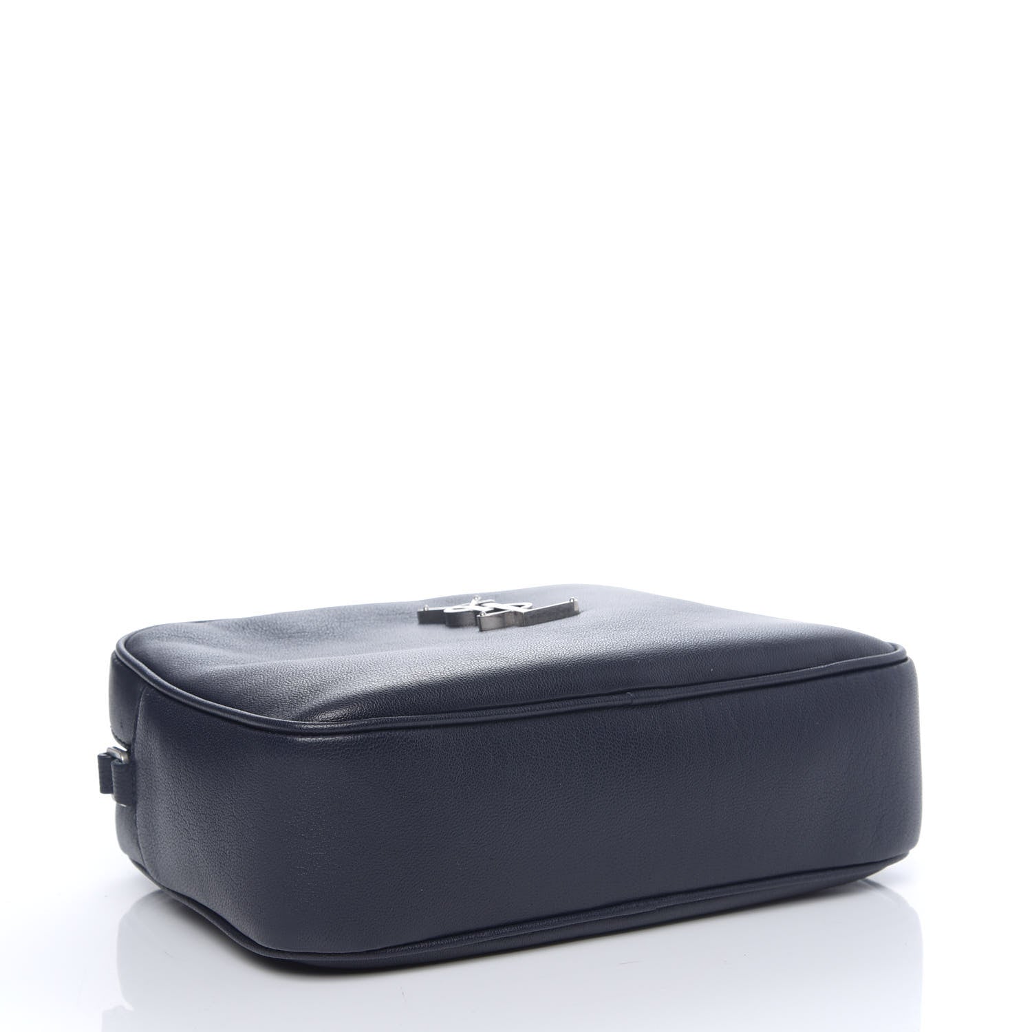 Saint Laurent Calfskin Monogram Lou Camera Bag Blue 3 of 8