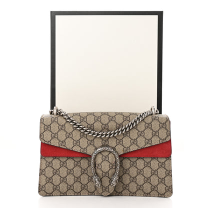 Gucci GG Supreme Monogram Small Dionysus Shoulder Bag Red 14 of 14