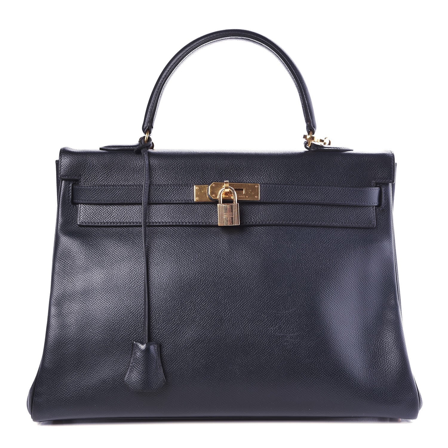 Hermes Courchevel Kelly Retourne 35 Bleu Marine 1 of 44