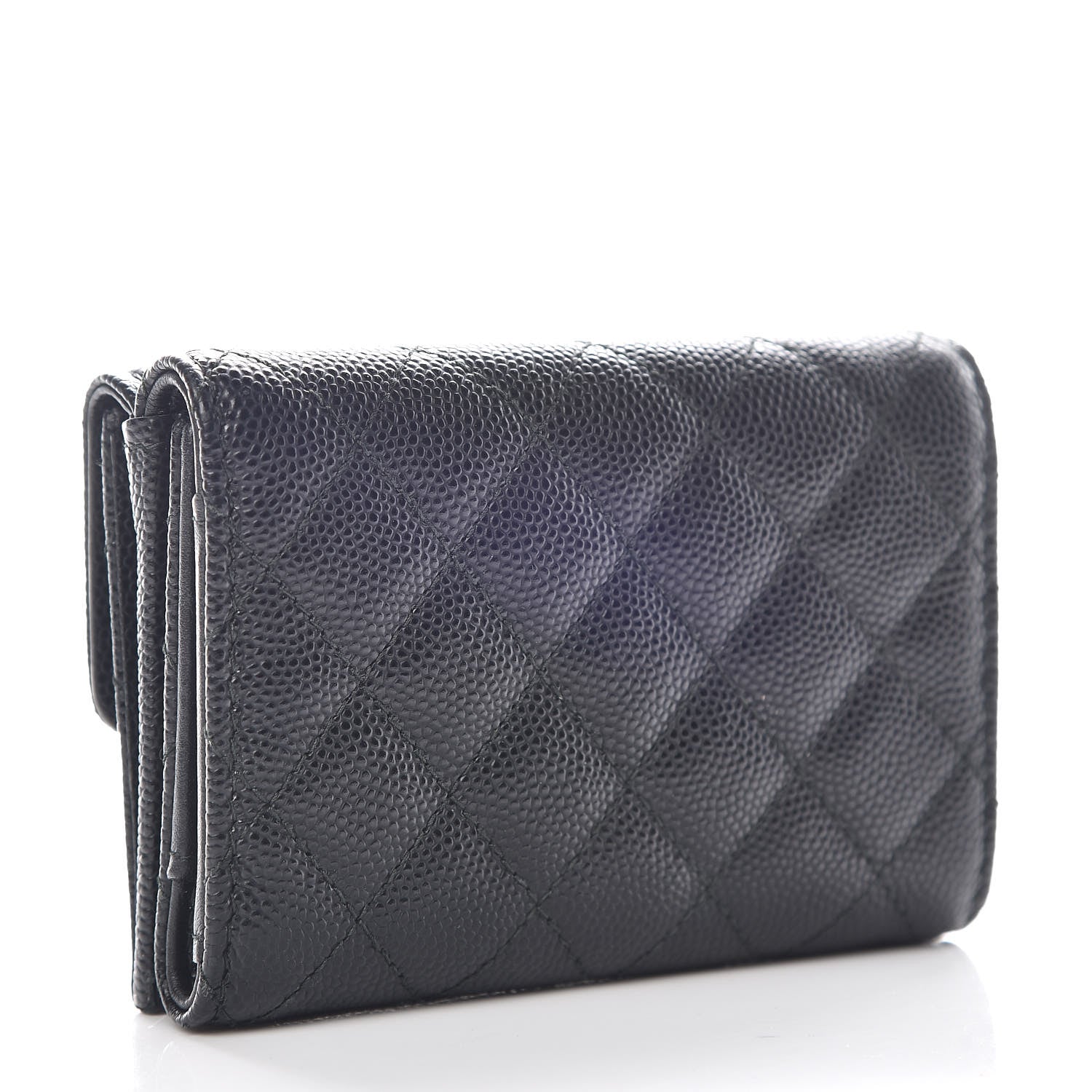 Chanel Caviar Quilted Small Boy Flap Wallet Black 3 of 12