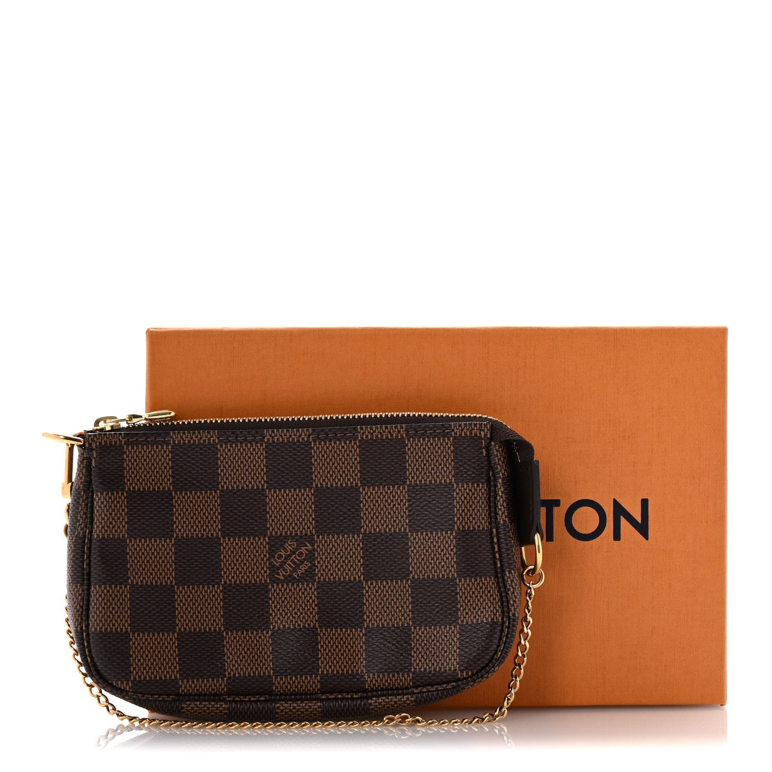 Louis Vuitton Damier Ebene Mini Pochette Accessories 10 of 10