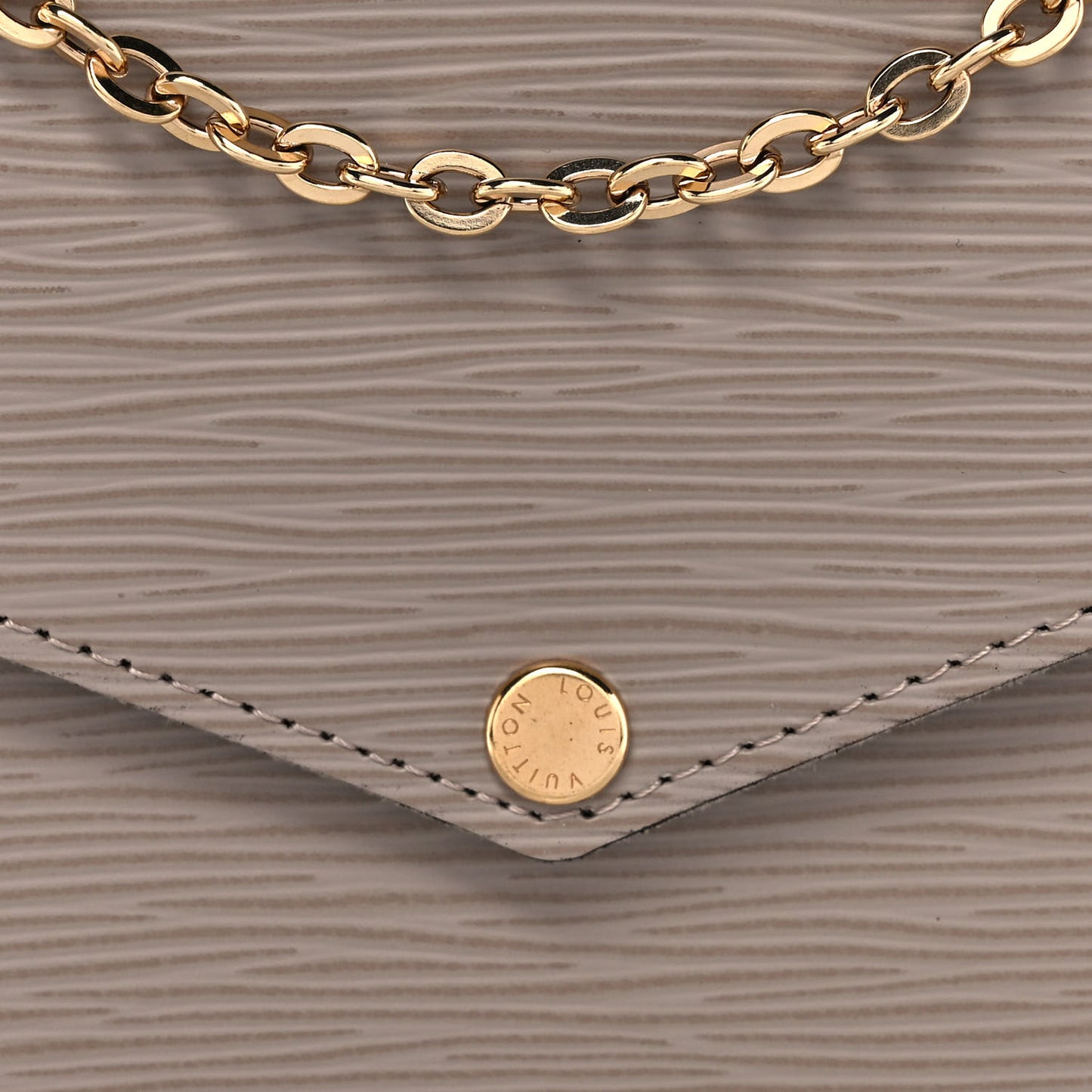 Epi Felicie Pochette Chain Wallet Galet