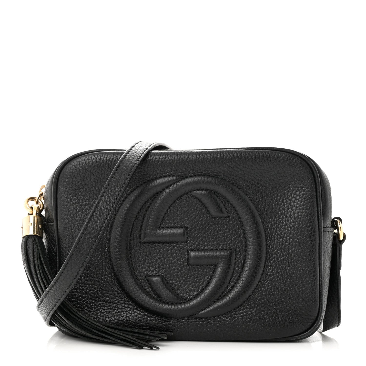 Gucci Pebbled Calfskin Small Soho Disco Bag Black 1 of 12