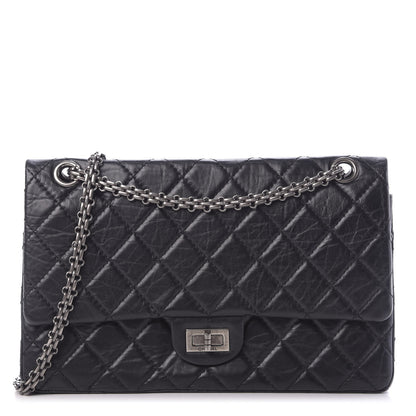 Chanel Aged Calfskin Quilted 2.55 Reissue 226 Flap Black 1 of 10
