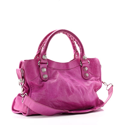 Balenciaga Agneau Giant 21 Silver Hardware City Cyclamen Fucsia 4 of 15