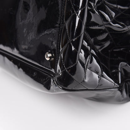 Chanel Vinyl XL Lipstick Tote Black 19 of 26