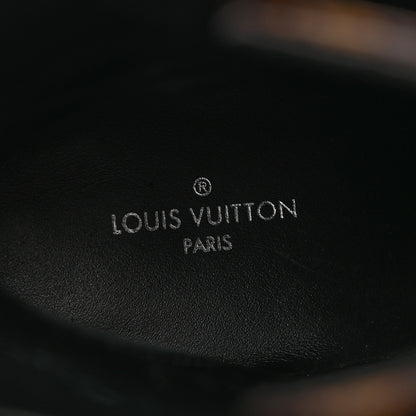 Louis Vuitton Suede Calfskin Monogram Laureate Platform Desert Boots 36.5 Kaki 8 of 12