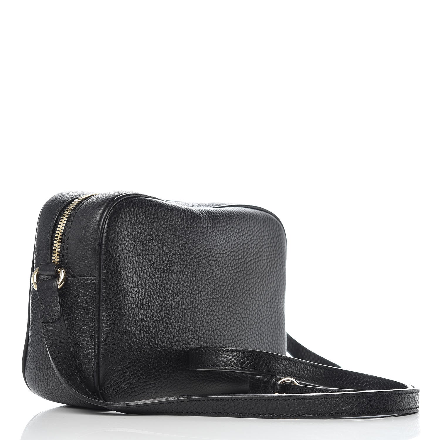 Gucci Pebbled Calfskin Small Soho Disco Bag Black 3 of 14