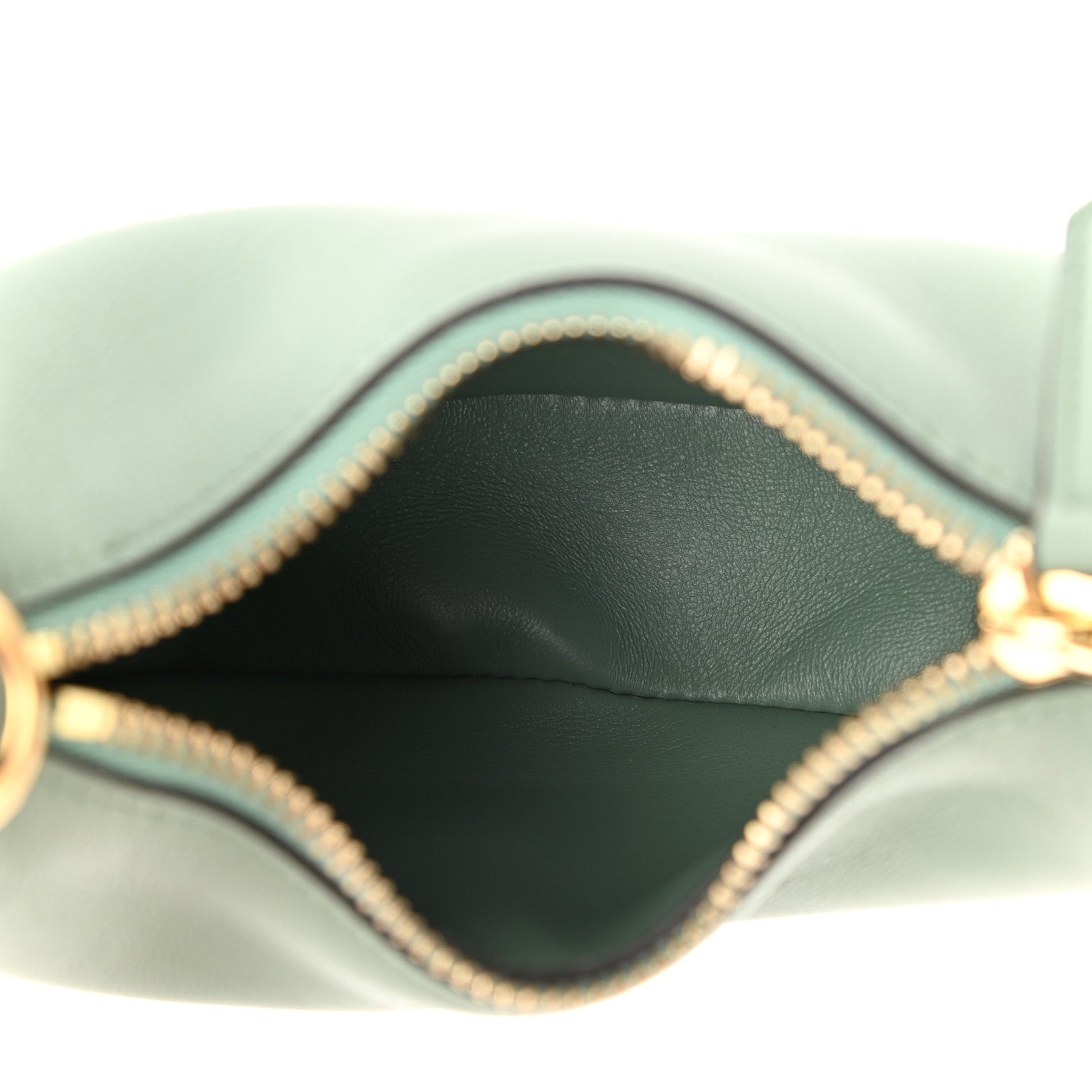 Fendi Vitello Grace New Matte Nano Fendigraphy Hobo Charm Menta 5 of 10