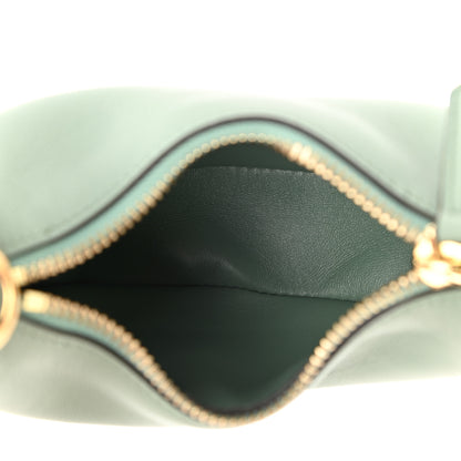 Fendi Vitello Grace New Matte Nano Fendigraphy Hobo Charm Menta 5 of 10