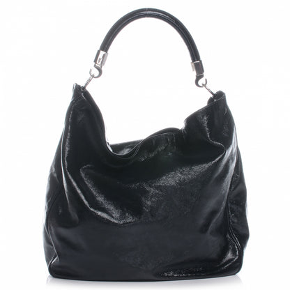 Saint Laurent Patent Large Roady Hobo Black 1 of 8