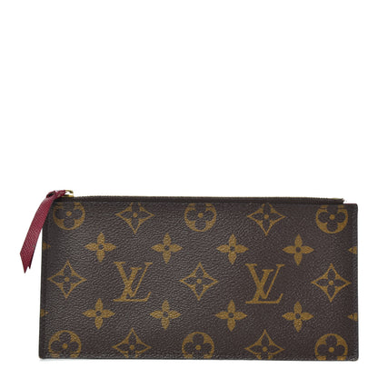 Louis Vuitton Monogram Felicie Chain Wallet Zippered Insert Fuchsia 1 of 8
