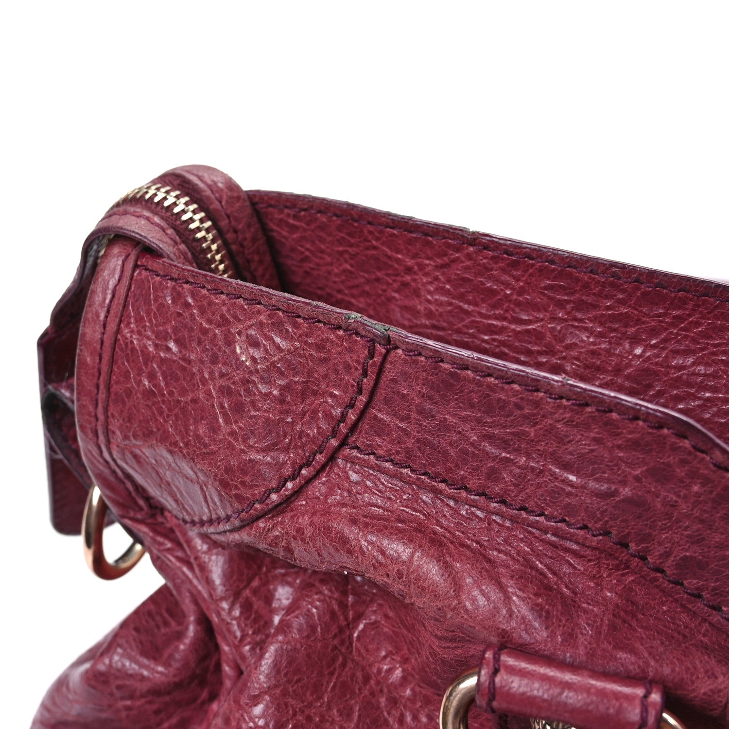Balenciaga Agneau Giant 12 Rose Gold Hardware City Cassis 16 of 17
