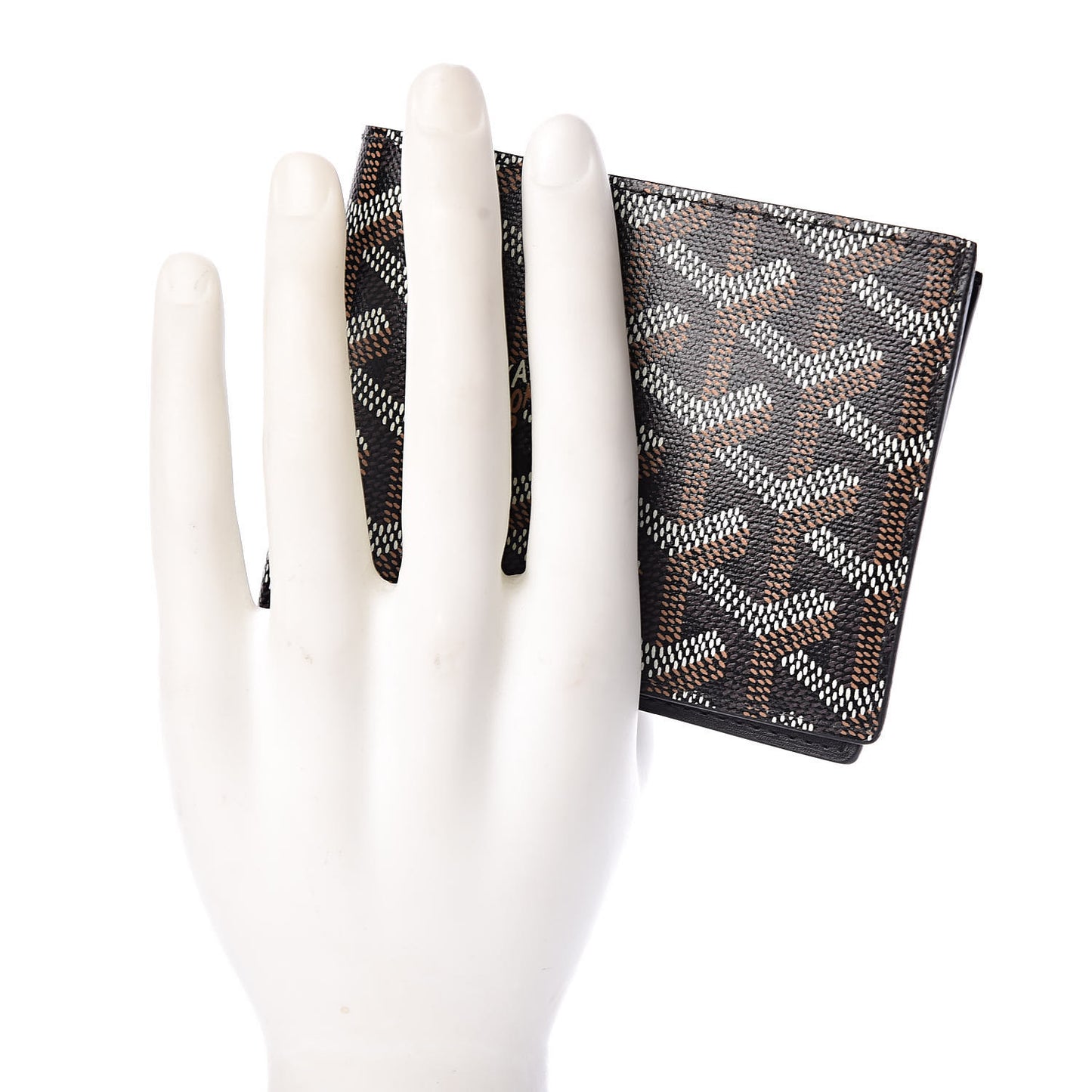 Goyardine Bi-Fold Victoire PM Wallet Black