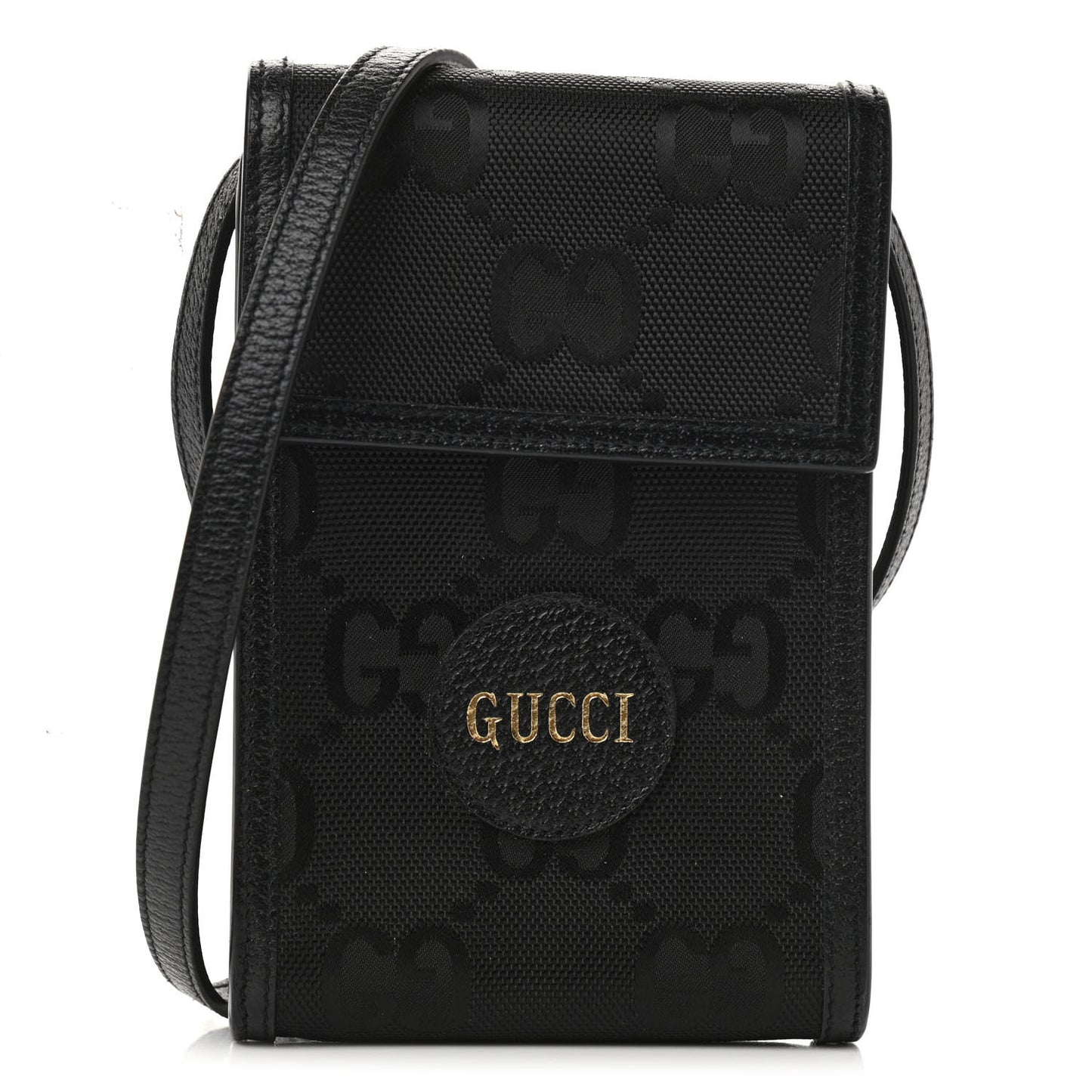Econyl Nylon Monogram Off The Grid Crossbody Bag Black