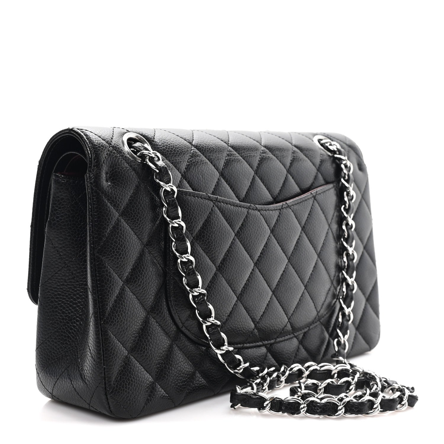 Chanel Caviar Quilted Medium Double Flap Black 3 of 12