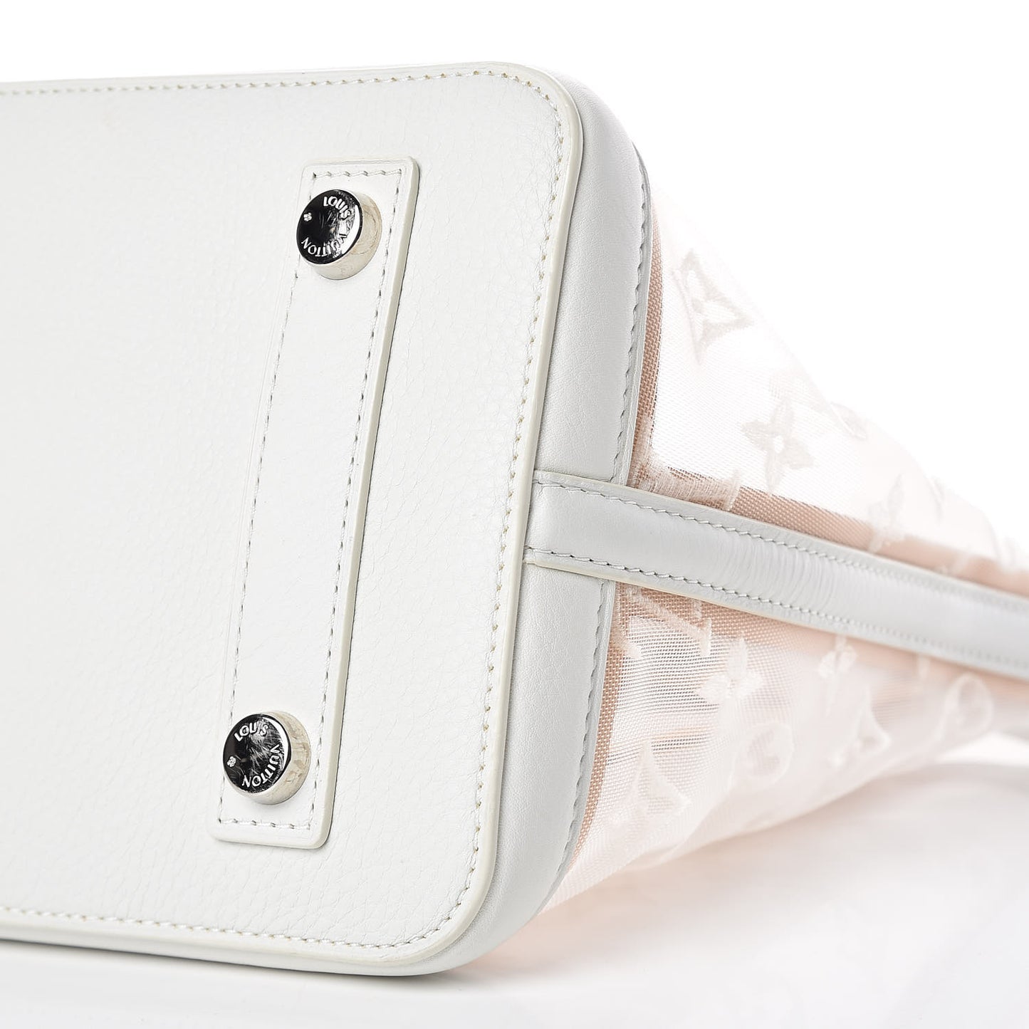 Monogram Transparence Lockit White
