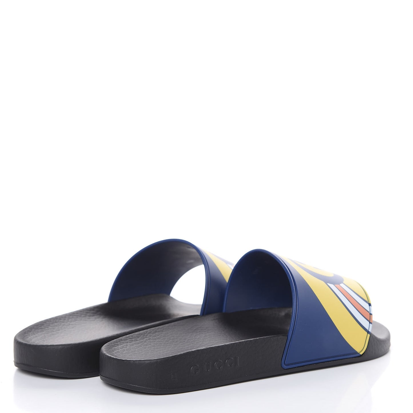 Rubber GG Rainbow Mens Pursuit Pool Slide Sandals 6 Electric Blue Multicolor