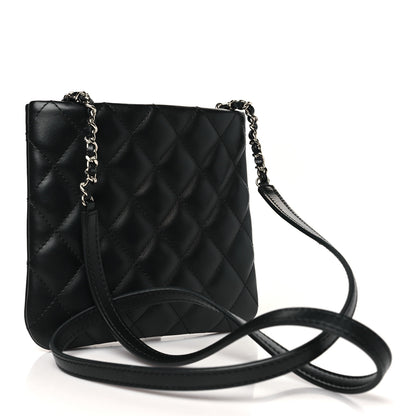 Chanel Lambskin Quilted Crossbody Bag Black 3 of 11