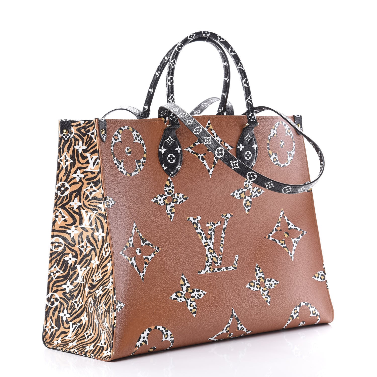 Louis Vuitton Monogram Giant Jungle Onthego GM Black 4 of 11