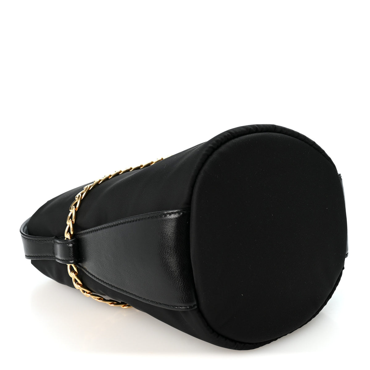 Prada Tessuto Nylon Nappa Petit Sac Mini Bucket Bag Black 4 of 10